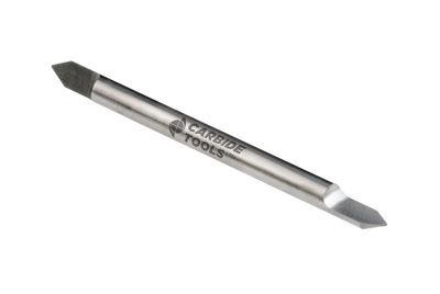 Double Ended D-Bit Style Half Round Engraving Tool 90° or 60°